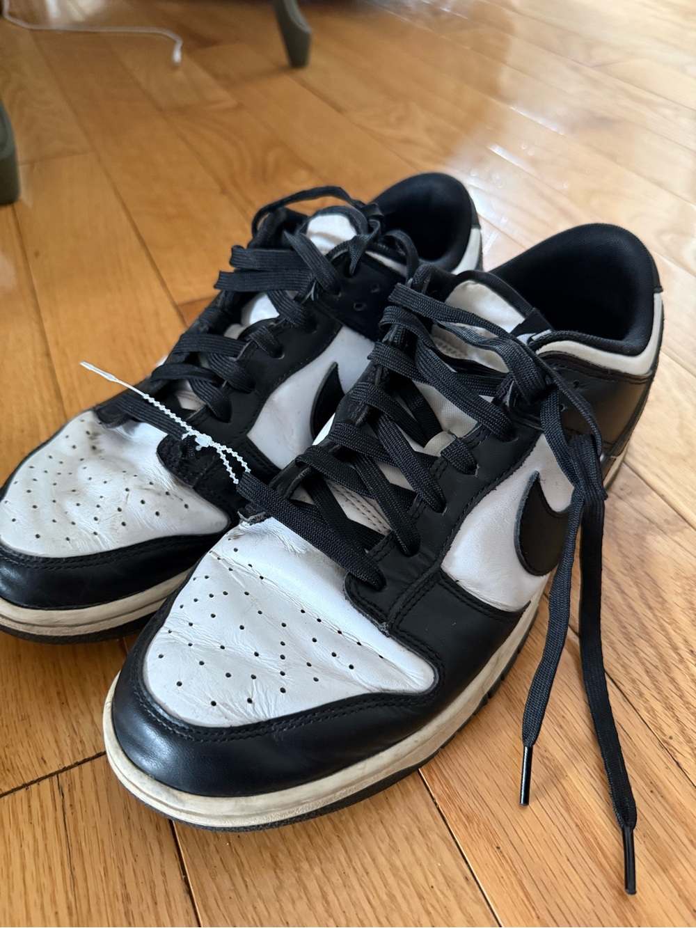 Nike Dunk Low Black & White Sneakers | Men's Size 10